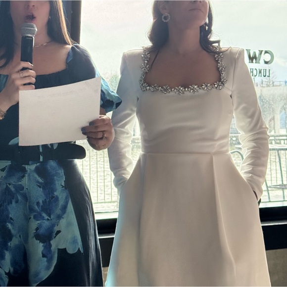 Nadine Merabi Kimberly rhinestone long sleeve - worn once. - Picture 10 of 10